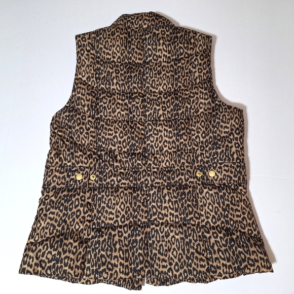 Madison Leopard Puffer Vest - Picture 6 of 14